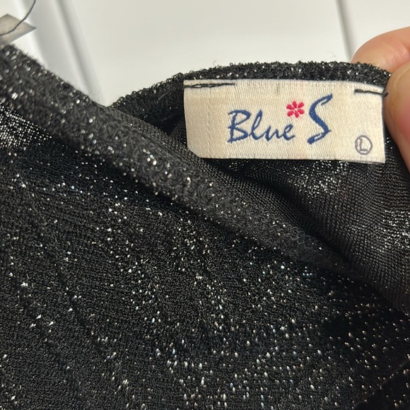 Black and Silver dress by Blue S, size L - Picture 6 of 6